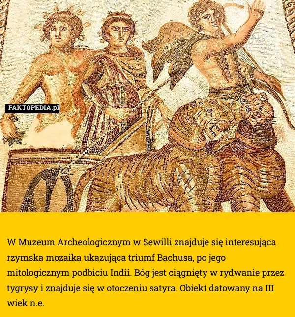 
    W Muzeum Archeologicznym w Sewilli znajduje się interesująca rzymska