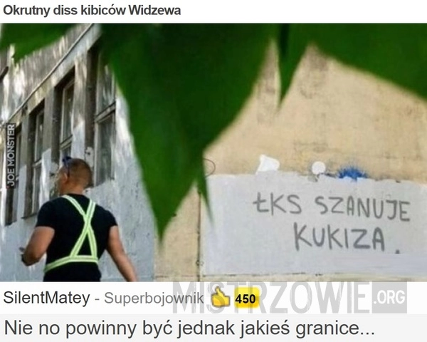 
    Okrutny diss kibiców Widzewa