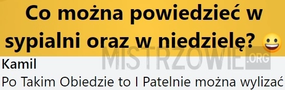 
    Co można...