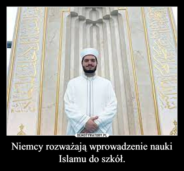 
    Niemcy rozważają wprowadzenie nauki Islamu do szkół.