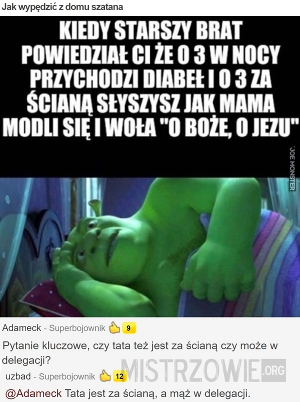 
    Jak wypędzić z domu szatana