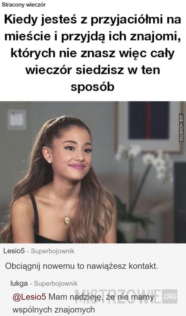 
    Stracony wieczór
