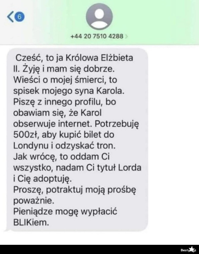 
    Nowy scam 