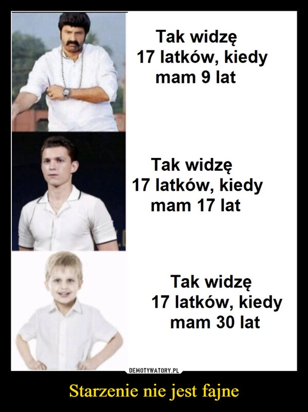 
    Starzenie nie jest fajne