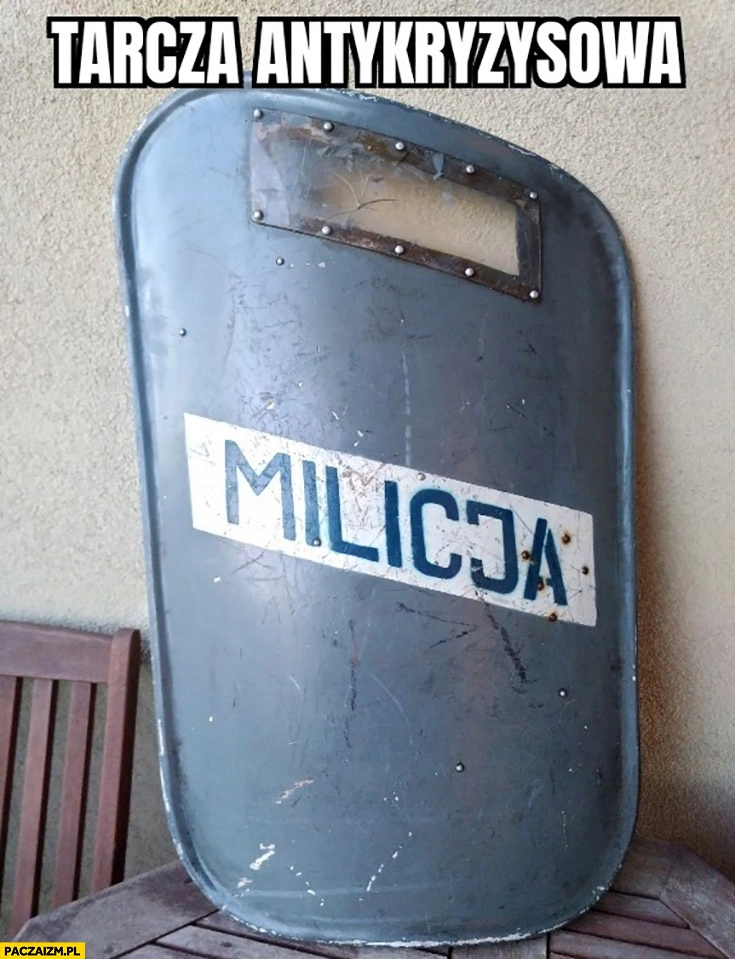 
    Tarcza antykryzysowa tarcza milicja