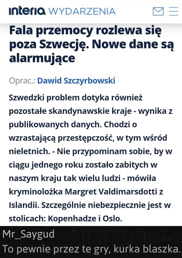 
    Fala przemocy