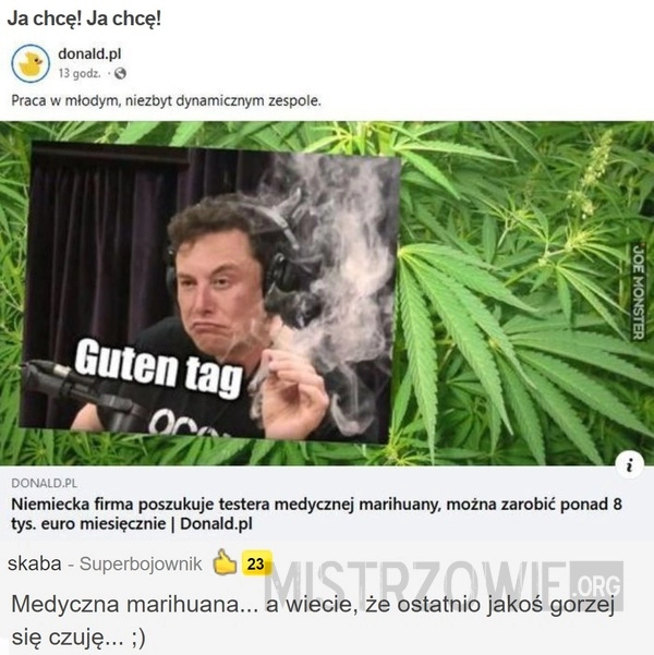 
    Ja chcę! Ja chcę!