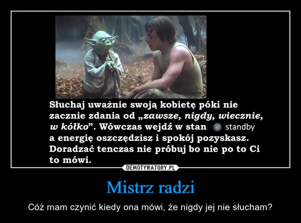 
    Mistrz radzi