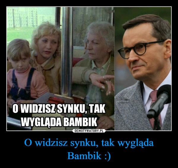 
    O widzisz synku, tak wygląda Bambik :)