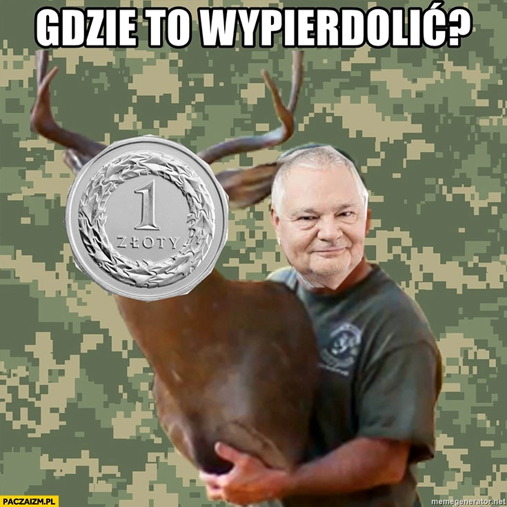 
    Glapiński gdzie to wypierdolić złotówka PLN Chuck Testa