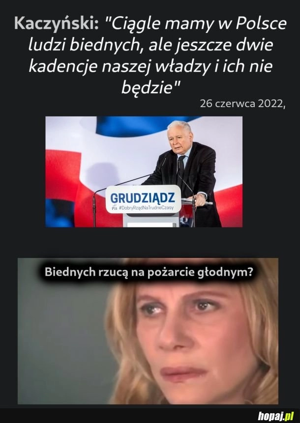 
    Kaczyński straszy