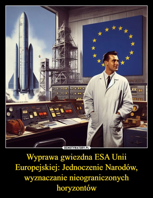 
    Wyprawa gwiezdna ESA Unii Europejskiej: Jednoczenie Narodów, wyznaczanie nieograniczonych horyzontów