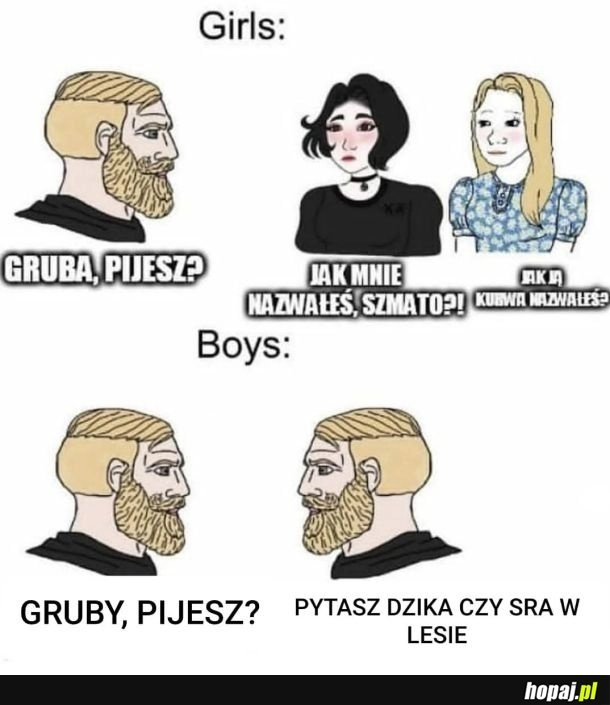 
    Kobiety z reguły mają mniejszy dystans do siebie niż faceci