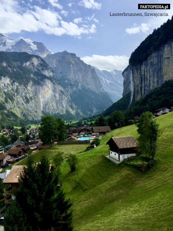 
    Lauterbrunnen, Szwajcaria.