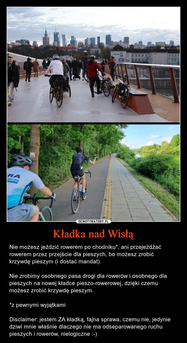 
    Kładka nad Wisłą