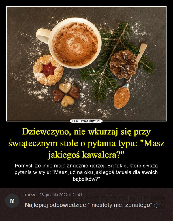 
    
			Pytania przy świątecznym stole					