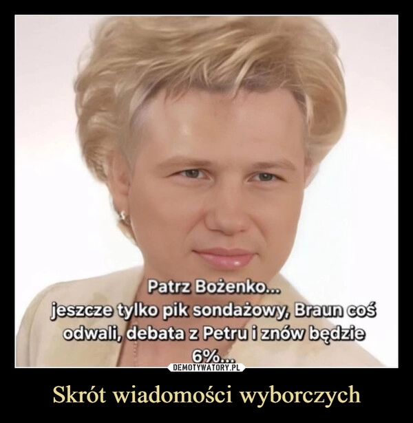 
    Skrót wiadomości wyborczych