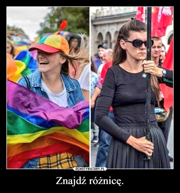 
    Znajdź różnicę.
