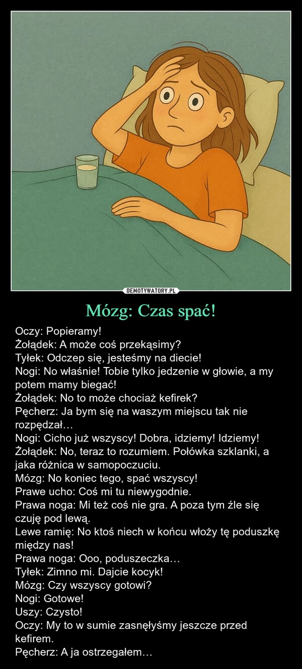 
    Mózg: Czas spać!