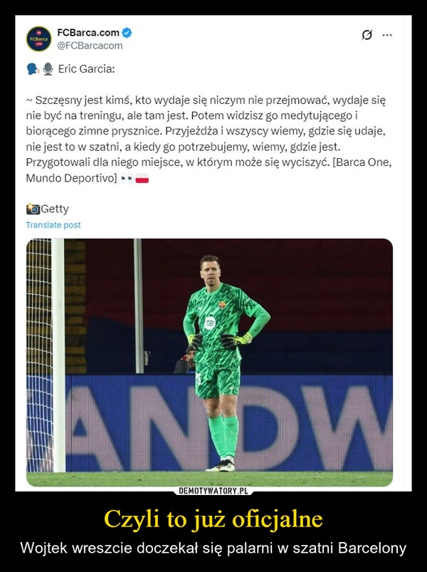 
    Czyli to już oficjalne