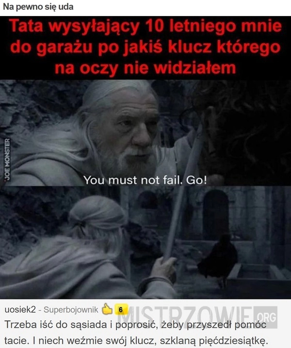 
    Na pewno się uda