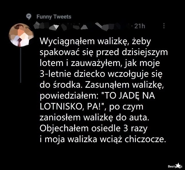 
    Dziecko w walizce 