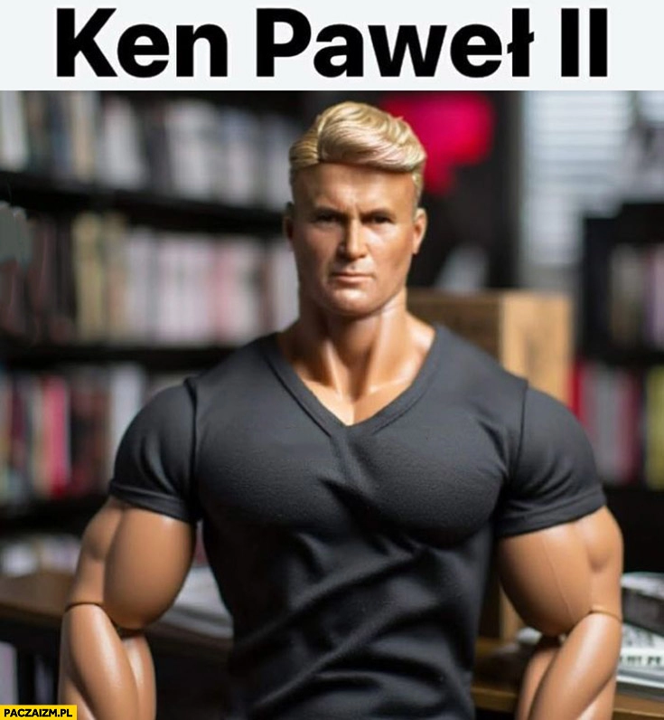 
    Ken Paweł II Jan Paweł 2 przeróbka barbie