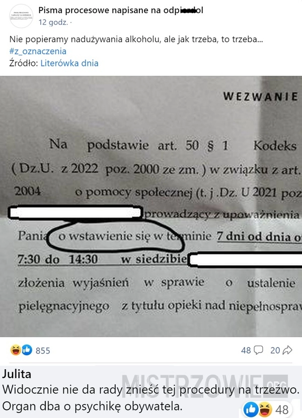 
    Wezwanie