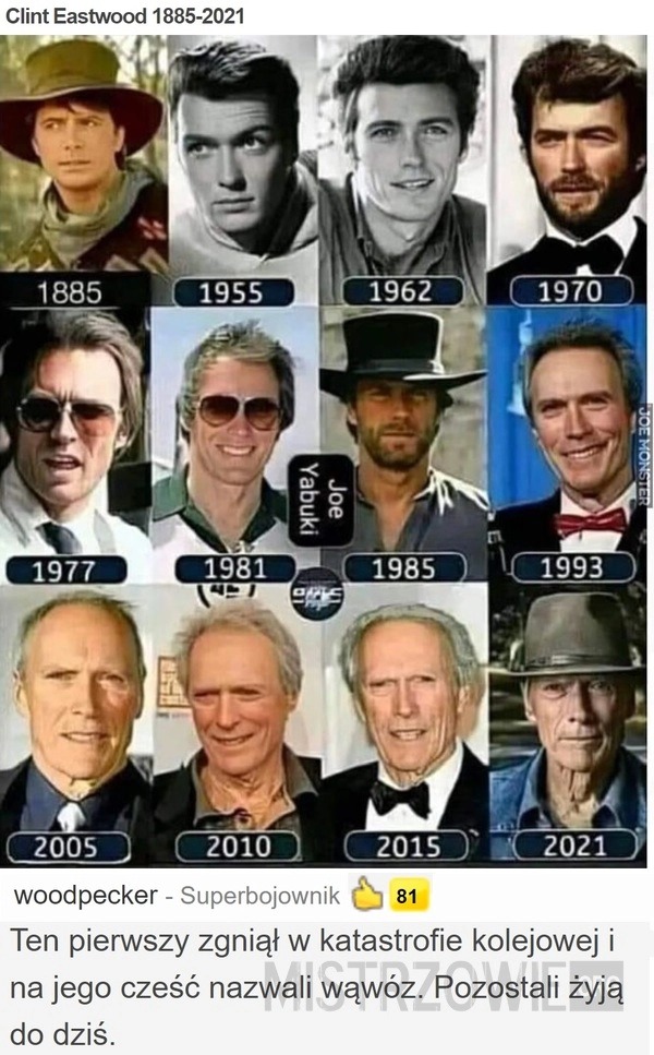 
    Clint Eastwood 1885-2021