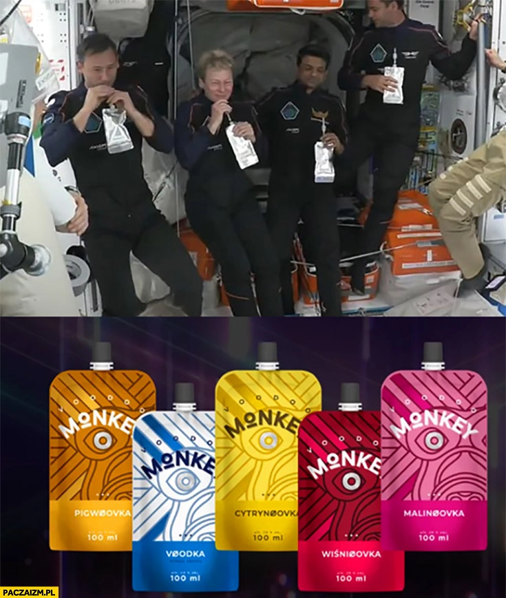 
    Sławosz Uznański alkotubki małpki stacja kosmiczna