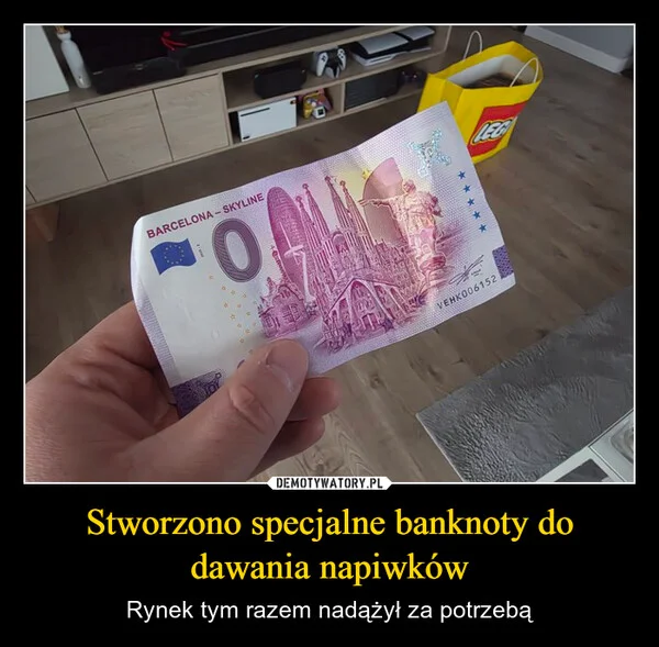 
    Stworzono specjalne banknoty do dawania napiwków