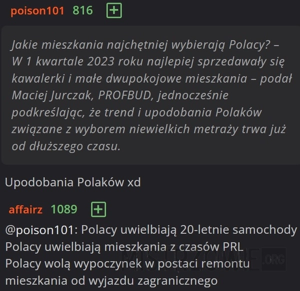 
    Upodobania