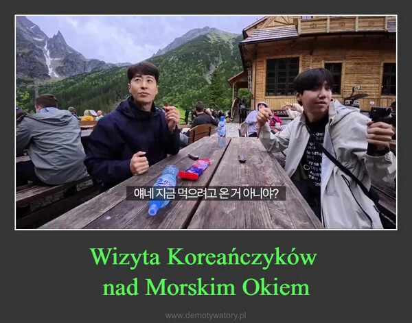 Wizyta Koreańczyków nad Morskim Okiem
