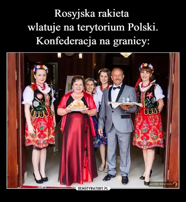
    Rosyjska rakieta wlatuje na terytorium Polski. Konfederacja na granicy: