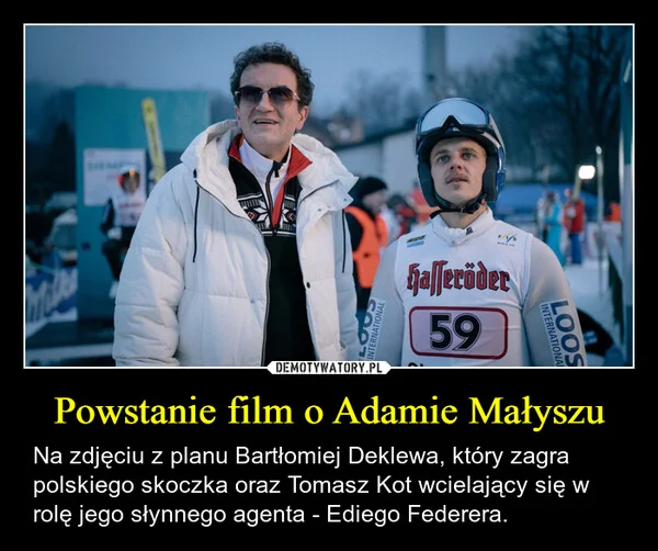 
    Powstanie film o Adamie Małyszu