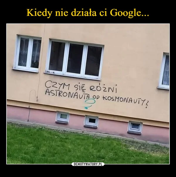 
    Kiedy nie działa ci Google...