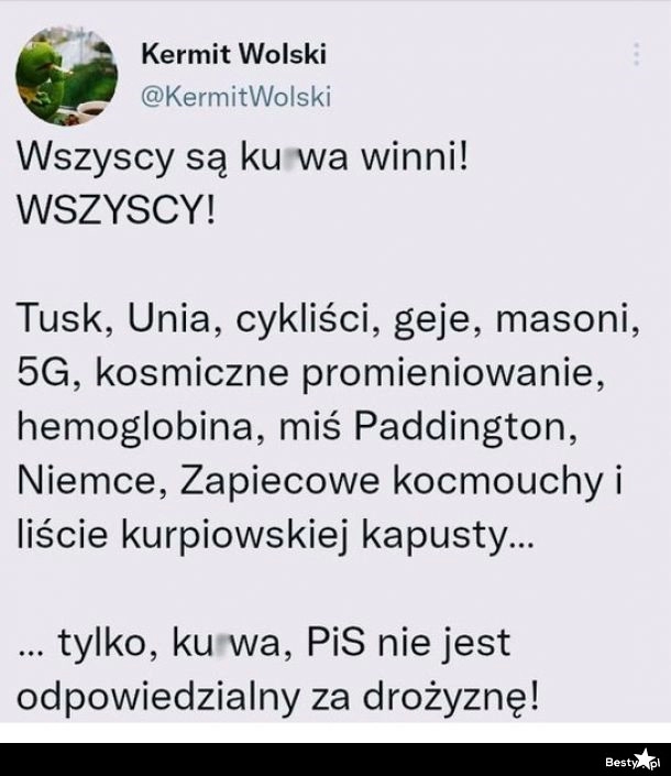 
    Wszyscy winni, tylko nie oni. 