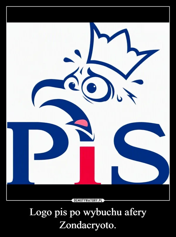 Logo pis po wybuchu afery Zondacryoto.