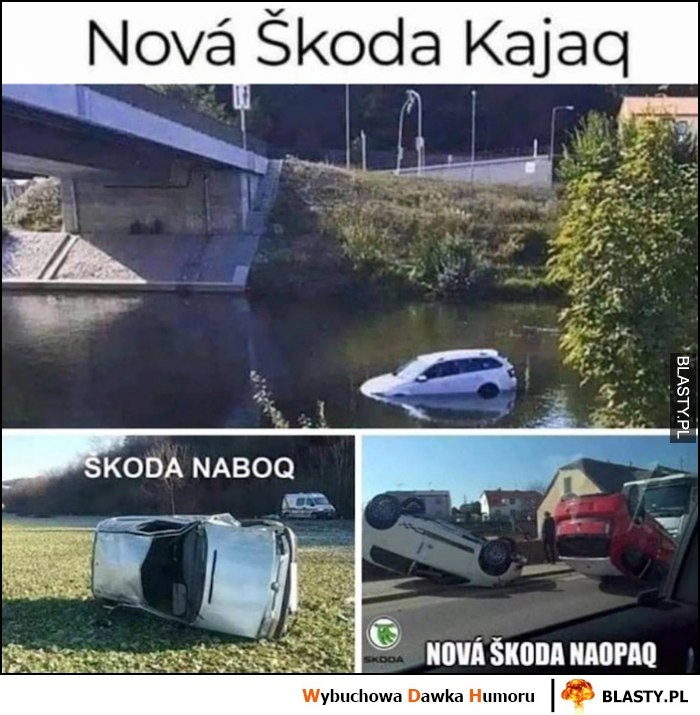 
    Nowa Skoda Kajaq, Skoda Naboq, Skoda Naopaq dosłownie