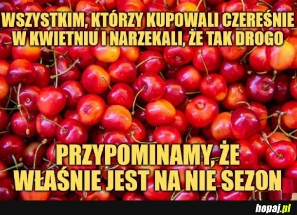 
    Czereśnie.