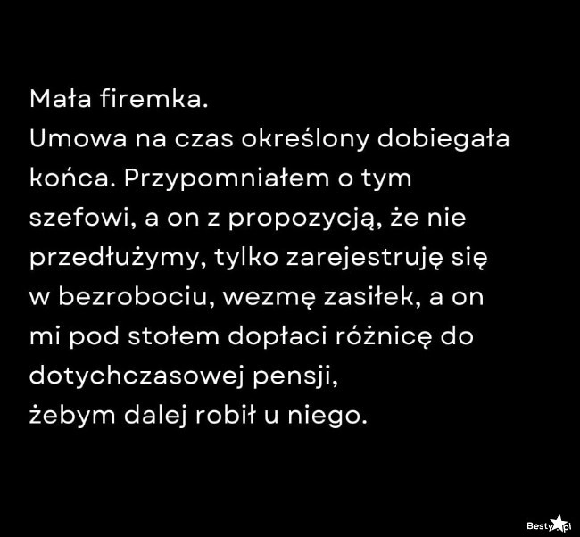 
    Propozycja szefa 