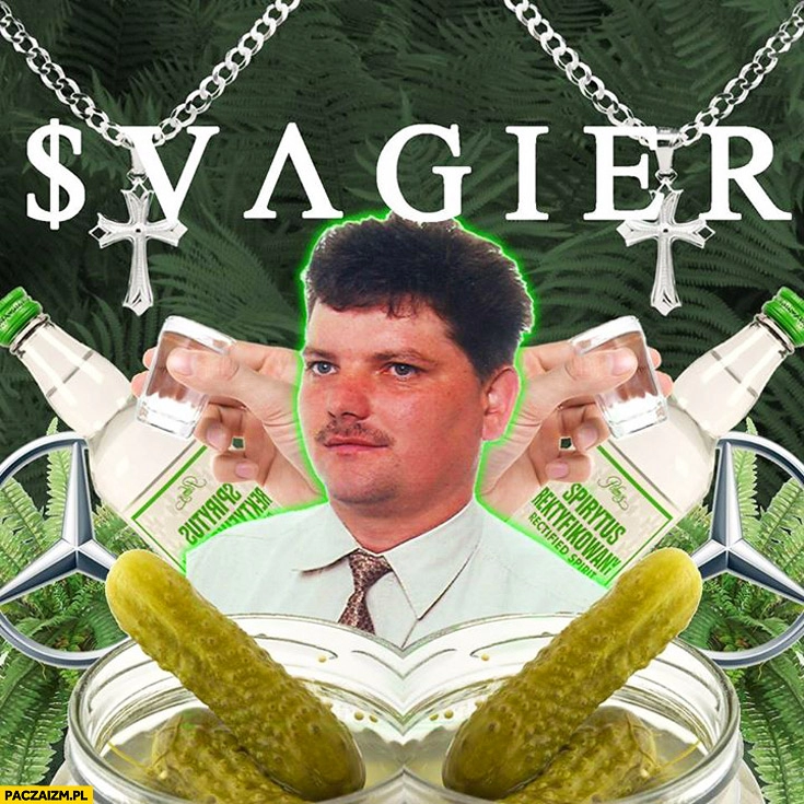 
    Svagier szwagier spirytus ogórki