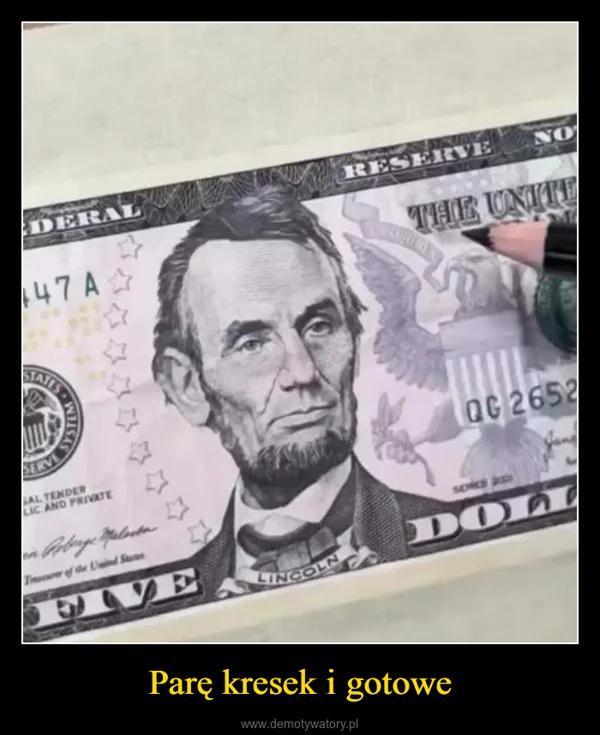 
    Parę kresek i gotowe