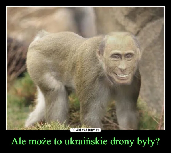 
    Ale może to ukraińskie drony były?