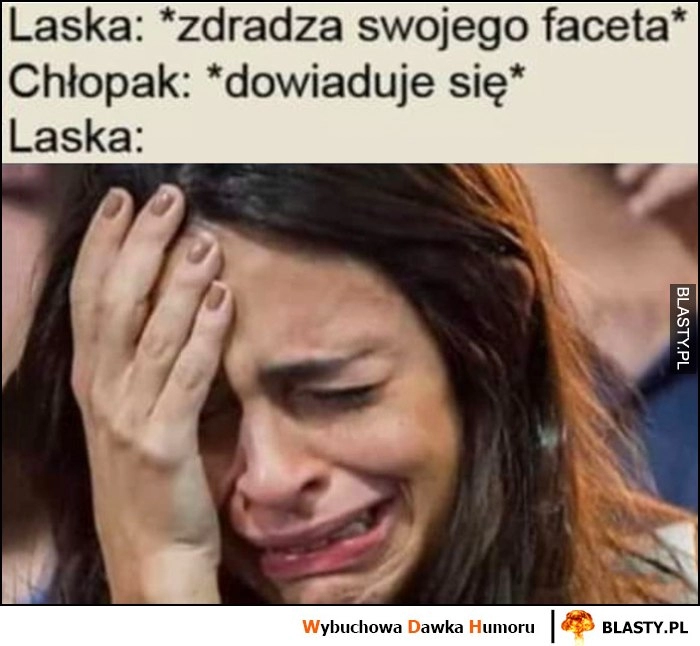 
    Laska dziewczyna: zdradza swojego faceta, chłopak: dowiaduje się, laska płacze