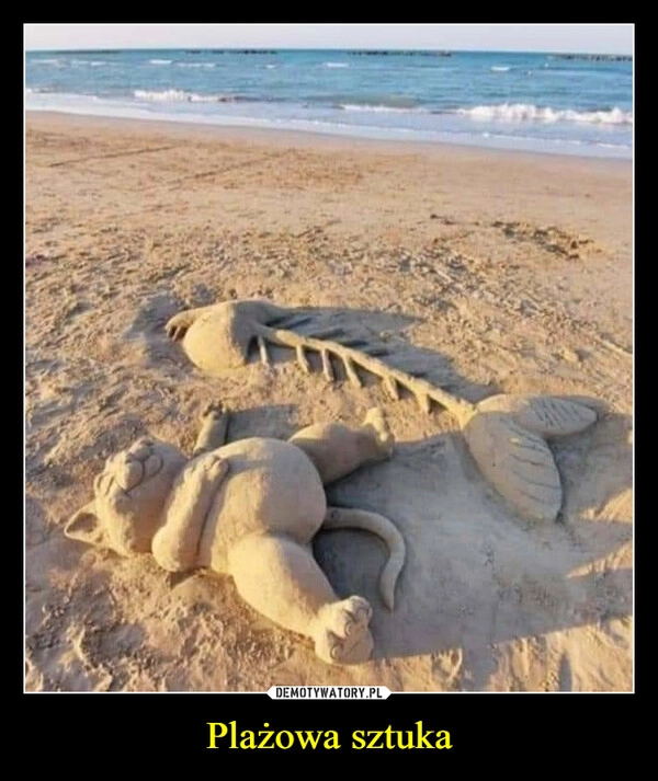 
    Plażowa sztuka