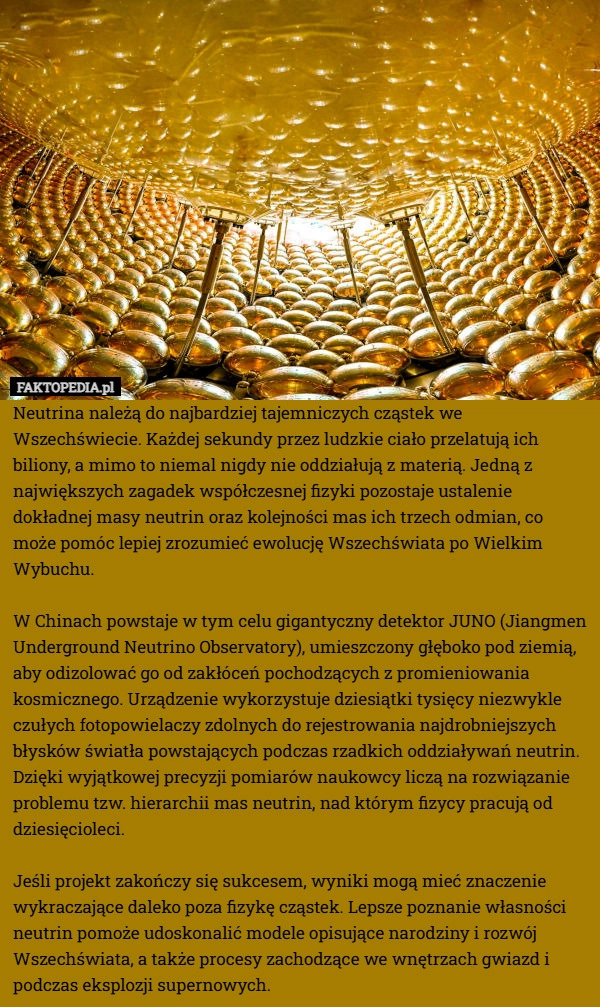 
    Neutrina należą do najbardziej tajemniczych cząstek we Wszechświecie. Każdej