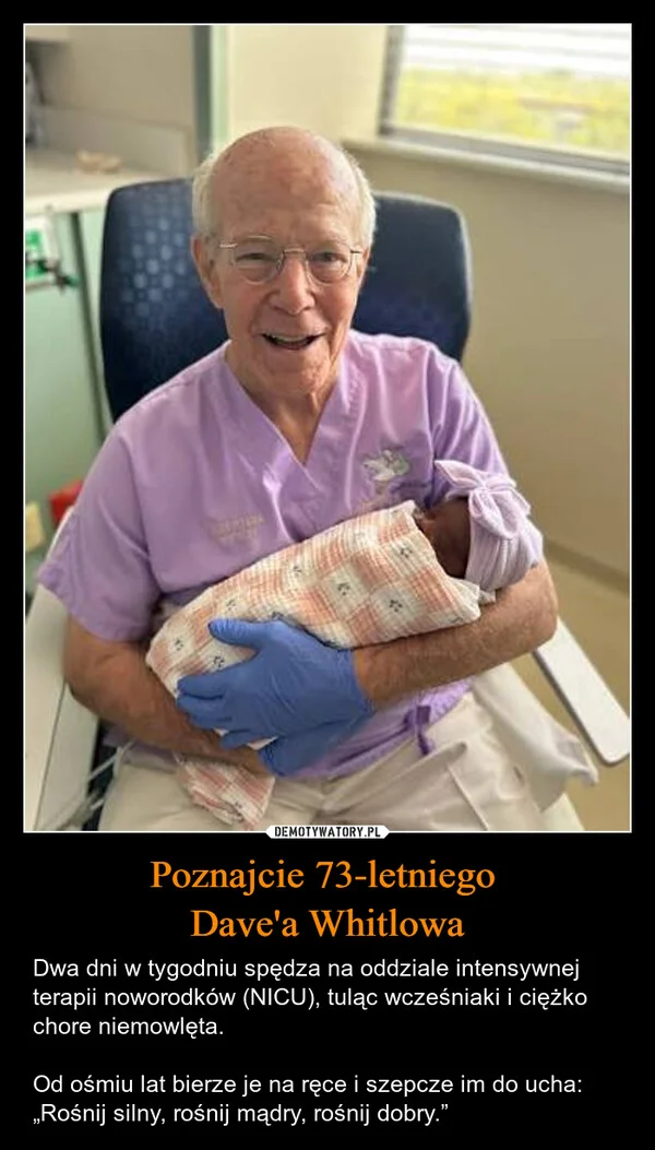 
    Poznajcie 73-letniego Dave'a Whitlowa