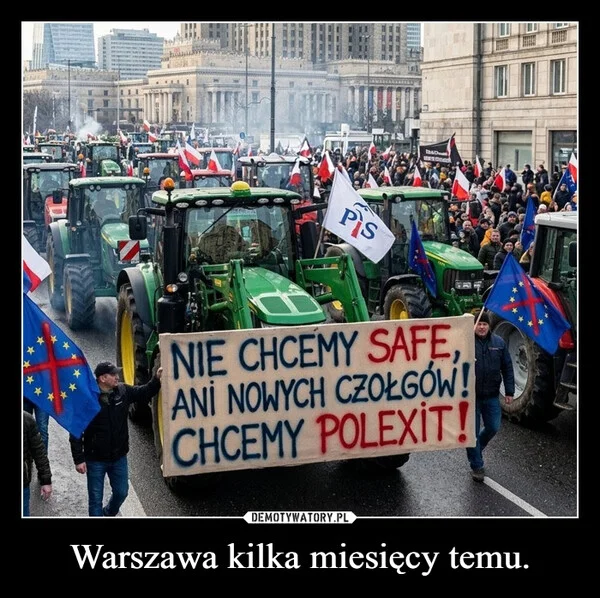 
    Warszawa kilka miesięcy temu.