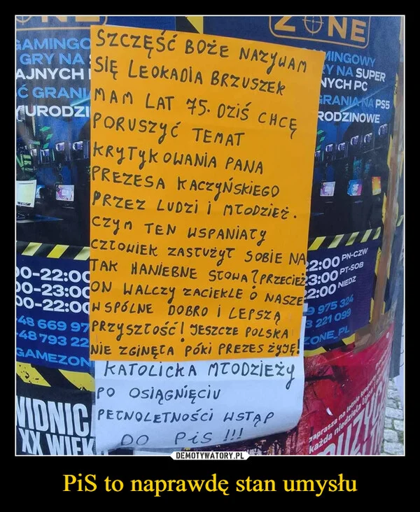 
    PiS to naprawdę stan umysłu